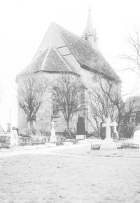 Archivbild Klosterkirche und Friedhof